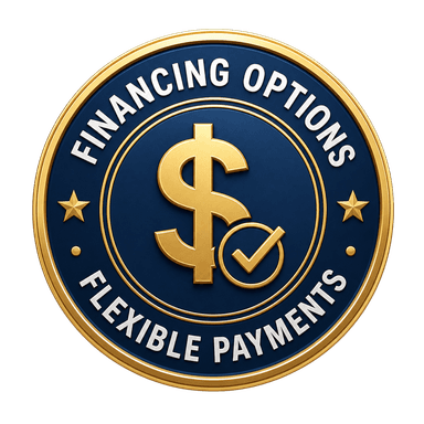 Financing options available