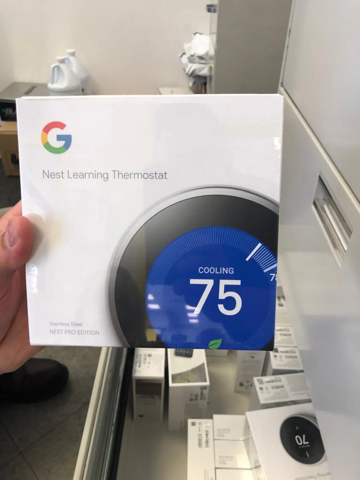 Smart thermostat installed by AC Professional