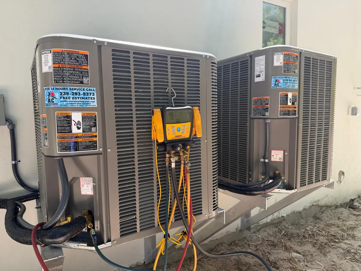 Gauges connected to the new system for testing before startup