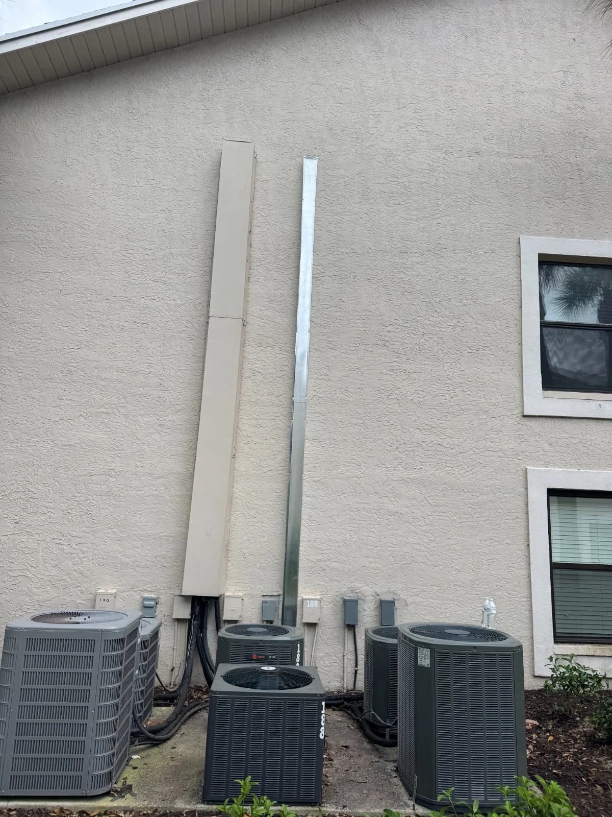 AC repair project photos for a Fort Myers home